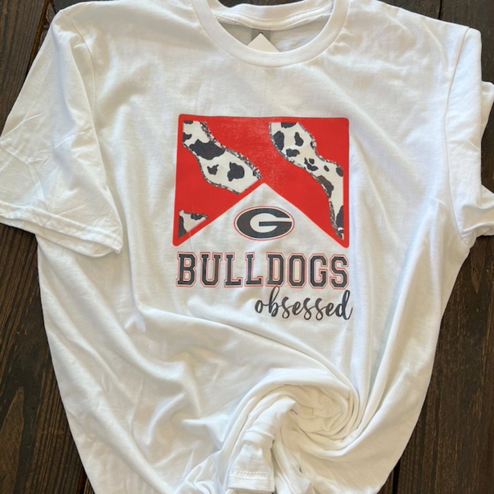 GA Bulldog Obsessed Tshirt
